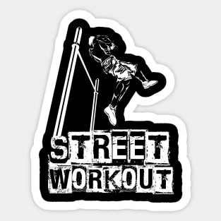 Street Workout- Muscle up-W Sticker